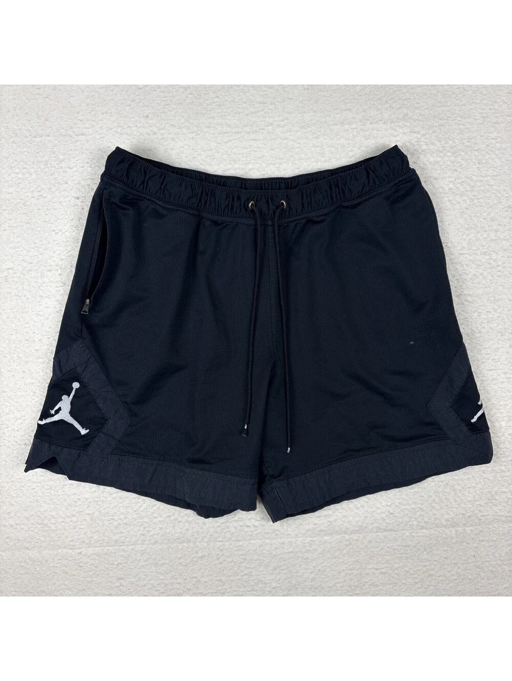 Vintage Y2K Nike Air Jordan Basketball Shorts Mens XXL Black White Jumpman Baggy